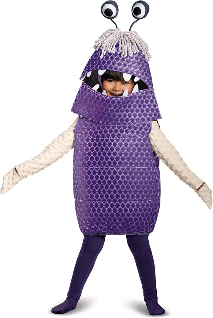 NEW Disguise Toddler Monsters Inc Boo Deluxe Halloween Costume Boys Girls 4-6